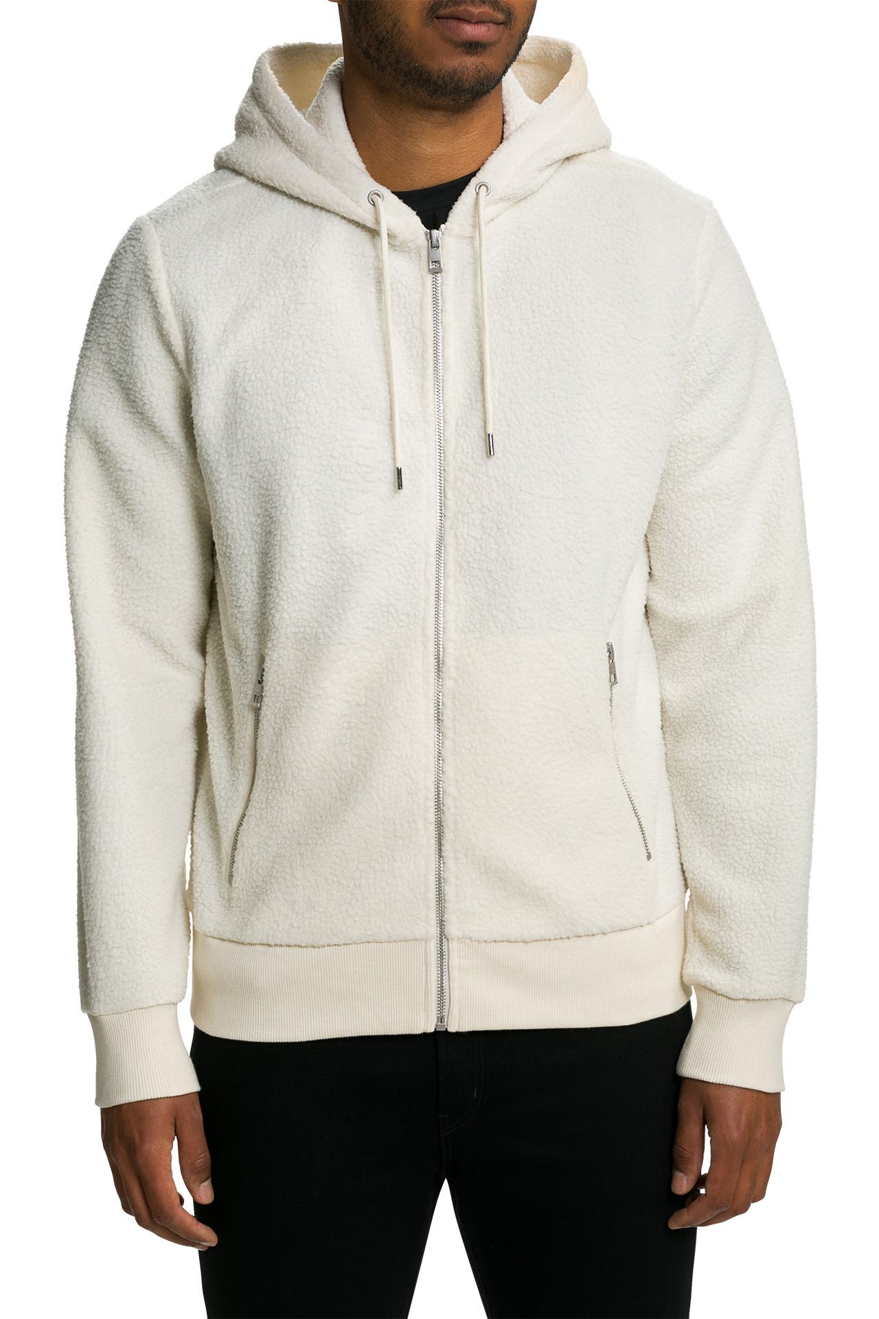 Michael kors sherpa full zip hoodie deals