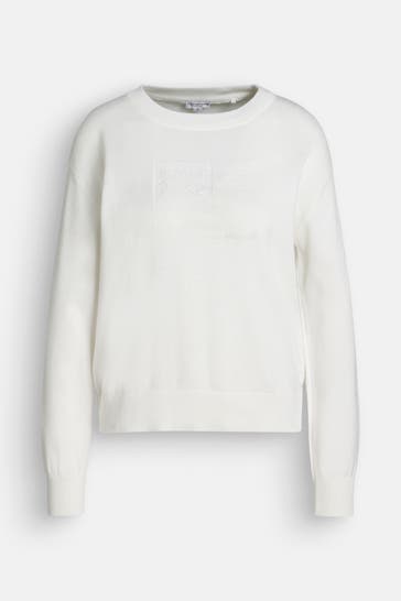 U.S. POLO ASSN. Strickpullover 'Lia' weiß