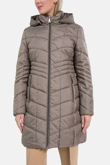 BETTY BARCLAY Light-Steppmantel greige