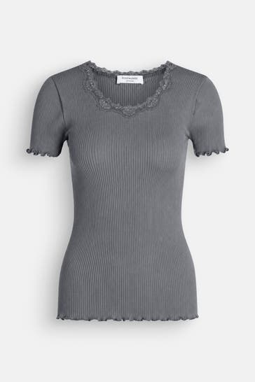 ROSEMUNDE Seidenmix-Shirt 'Beatha' graublau