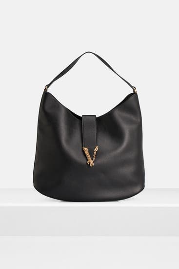 VERSACE - Schultertasche schwarz