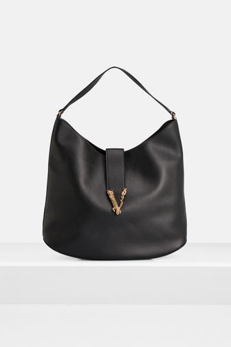 VERSACE Schultertasche schwarz