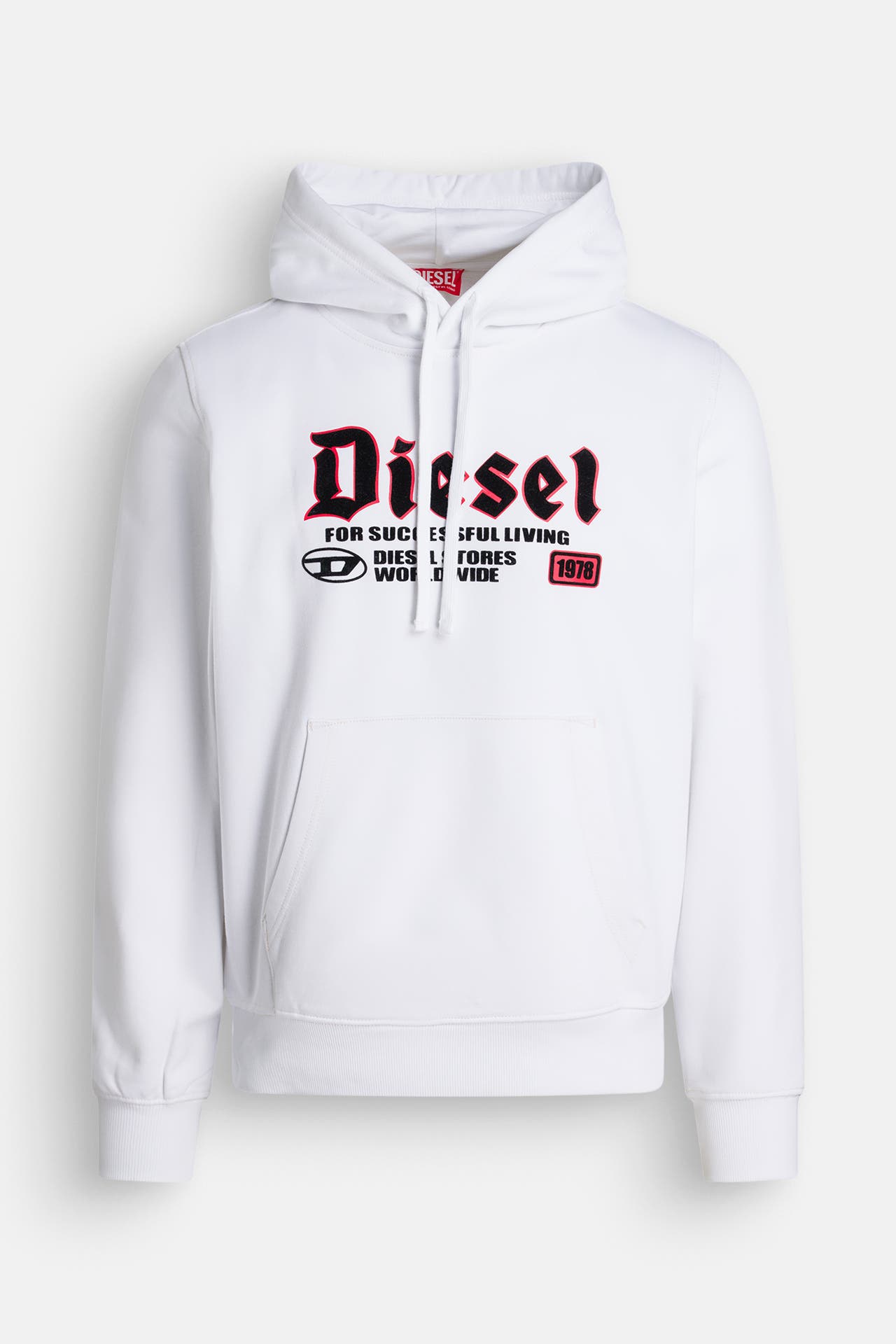 DIESEL Hoodie 'Ginn' weiß, Bild 1