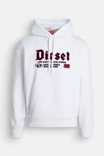 DIESEL Hoodie 'Ginn' weiß