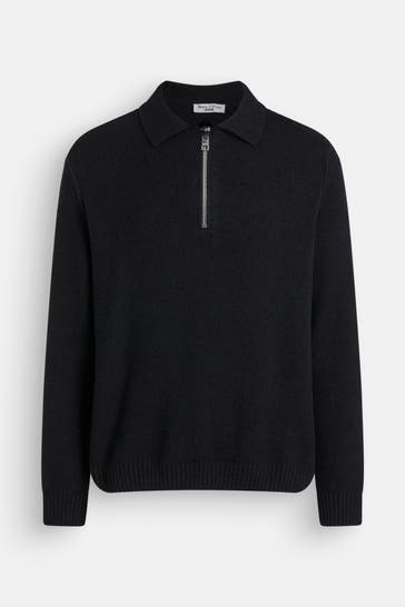 MARC O'POLO DENIM Strick-Troyer schwarz