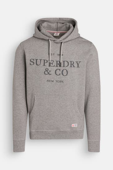 SUPERDRY Hoodie grau