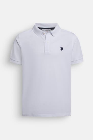 U.S. POLO ASSN. Polo-Shirt weiß