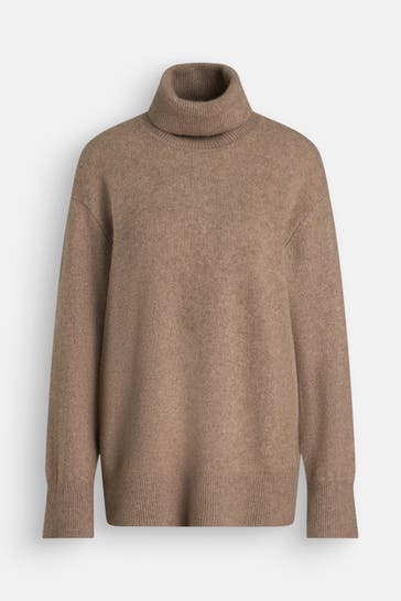 SAMSØE & SAMSØE Kaschmirpullover hellbraun
