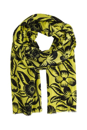 DESIGUAL Tuch gemustert gelb