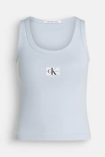 CK JEANS Top taubenblau