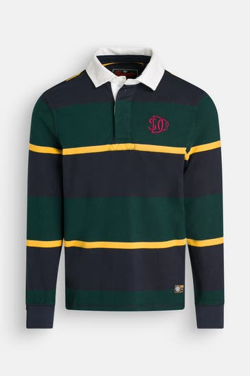 SUPERDRY Langarm-Polo mehrfarbig