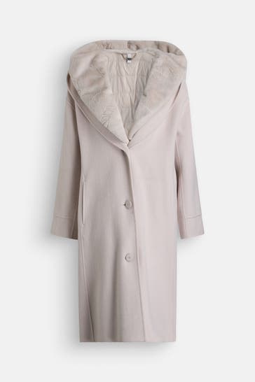 SPORTALM Wollmix-Mantel creme