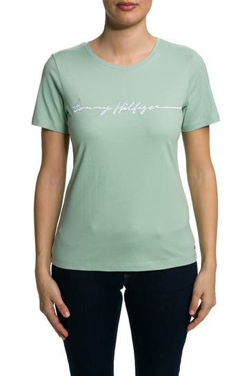 TOMMY HILFIGER T-Shirt jade