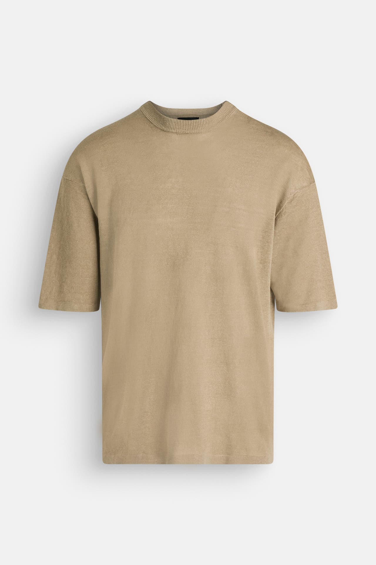ROBERTO COLLINA Leinen-Shirt beige, Bild 1