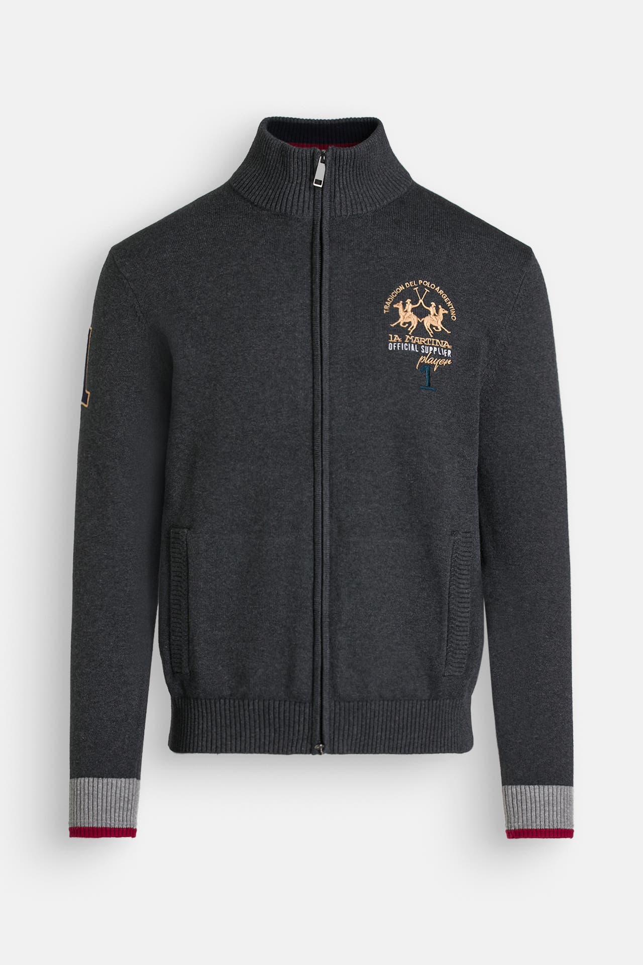 LA MARTINA Strickjacke dunkelgrau, Bild 1