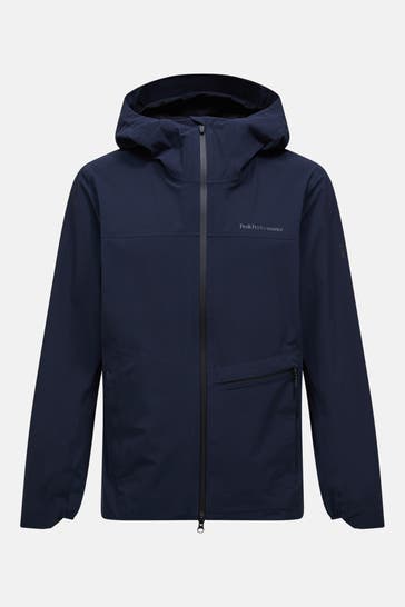 PEAK PERFORMANCE Black-and-blue lightweight jacket