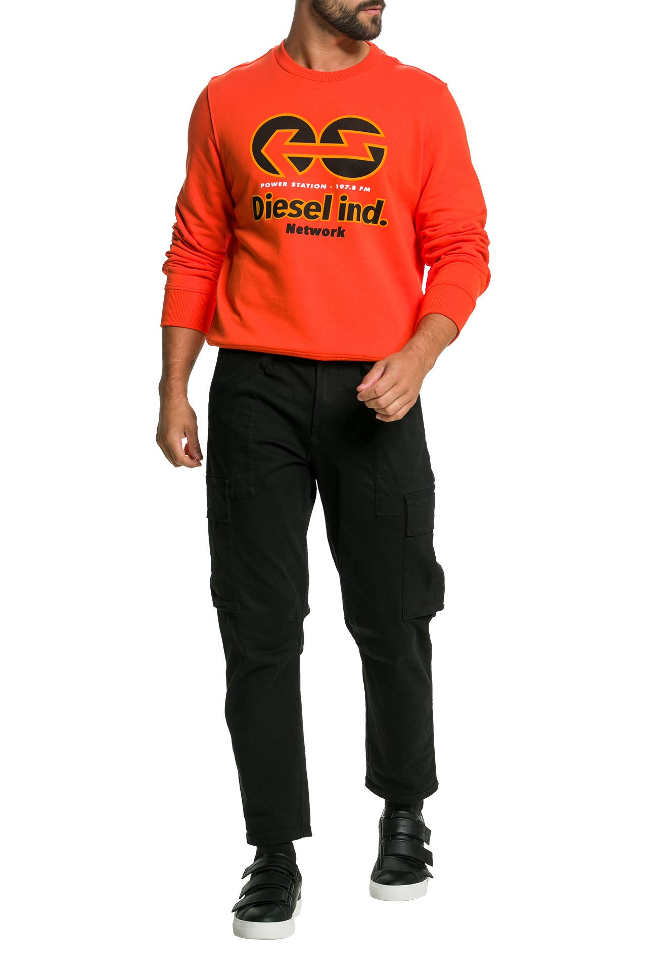 DIESEL Sweatshirt 'Ginn' orange, Bild 1