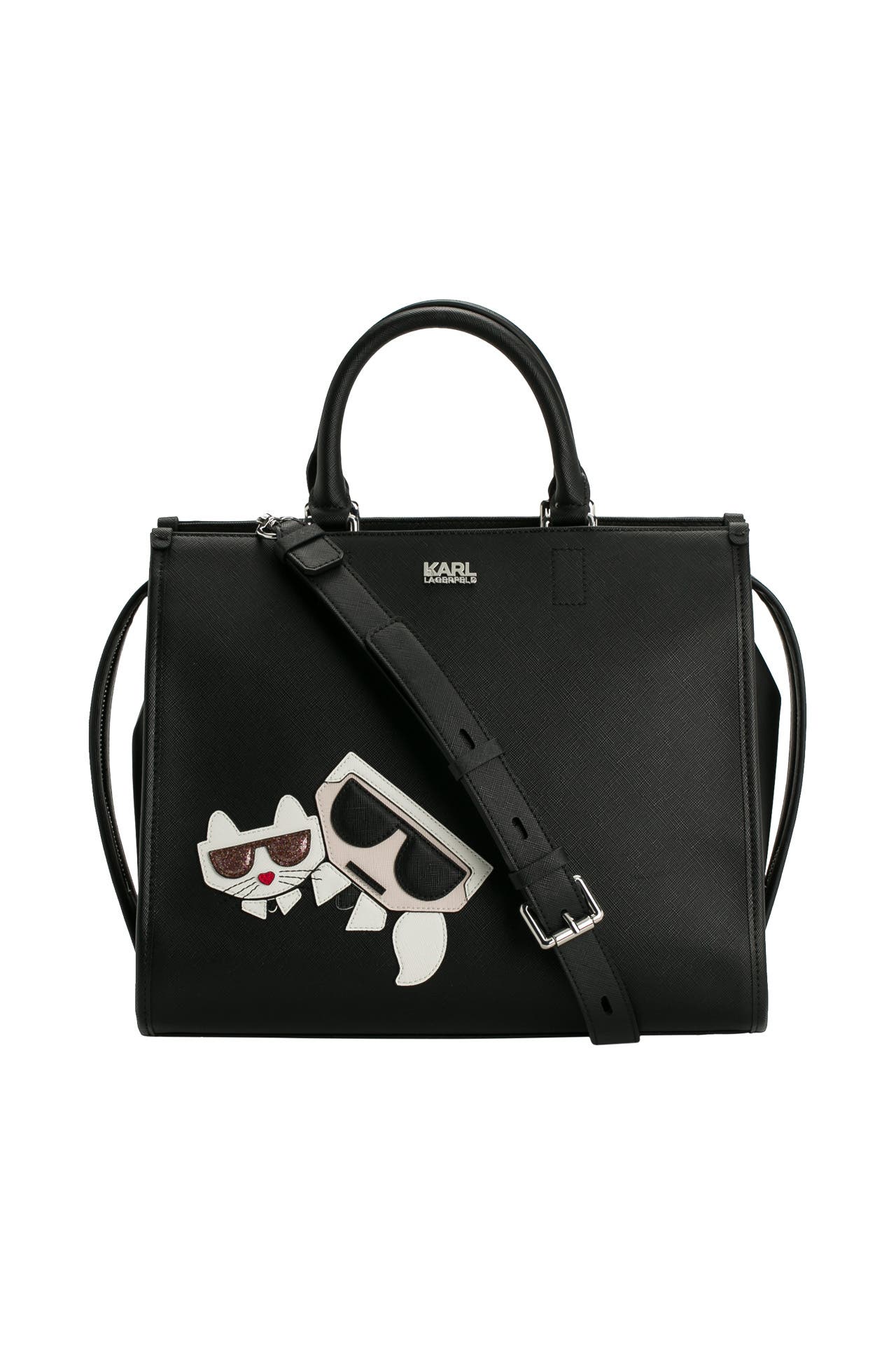 KARL LAGERFELD Handtasche schwarz, Bild 1