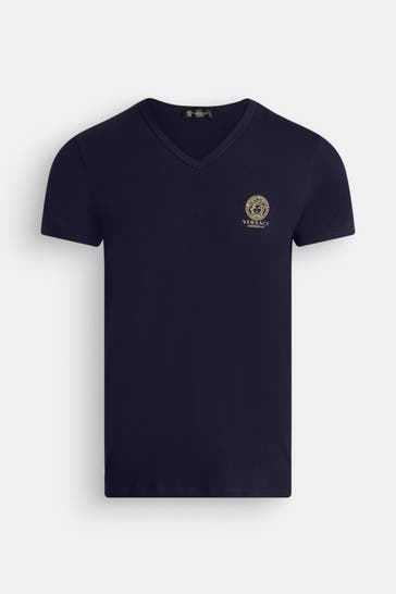 VERSACE T-Shirt dunkelblau
