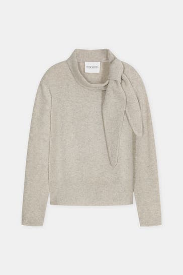 CLOSED Wollpullover greige