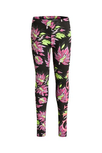 GUESS Leggings schwarz floral