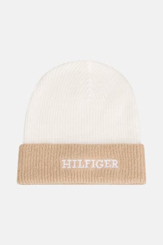 TOMMY HILFIGER Strickmütze zweifarbig