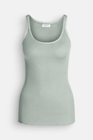 ROSEMUNDE Seidenmix-Top lindgrün