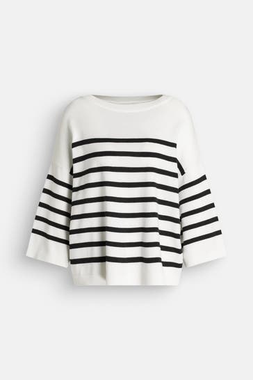 BARBOUR Strickshirt gestreift