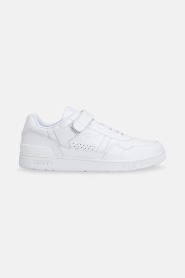 LACOSTE Leder-Sneaker weiß
