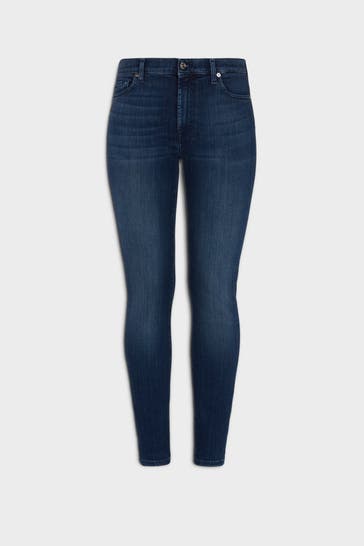 7 FOR ALL MANKIND Jeans dunkelblau skinny