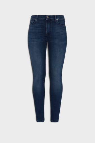 7 FOR ALL MANKIND Jeans dunkelblau skinny