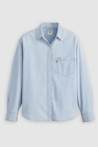 LEVI'S® Jeansbluse hellblau