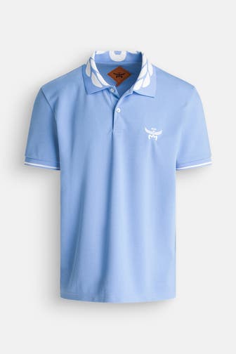 MCM Polo-Shirt hellblau