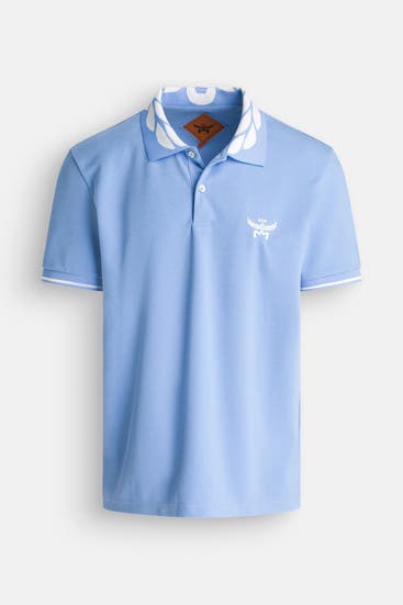 MCM - Polo-Shirt hellblau