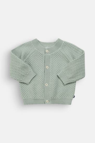 PETIT BATEAU Strickjacke mintgrün