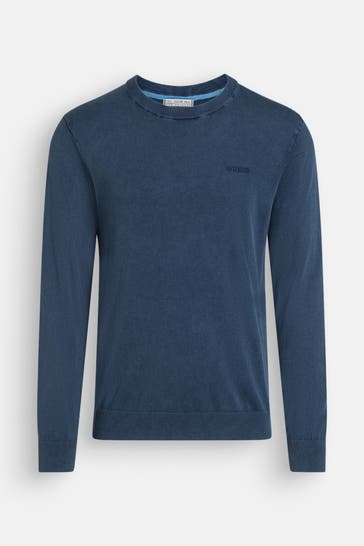 GUESS Strickpullover blau