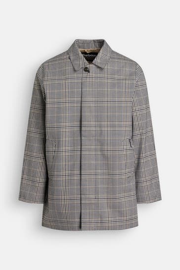 BARBOUR Kurzmantel grau kariert