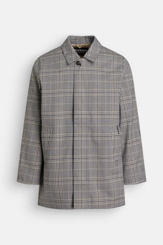 BARBOUR Kurzmantel grau kariert