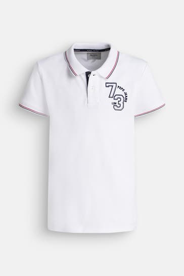 PEPE JEANS Polo-Shirt weiß