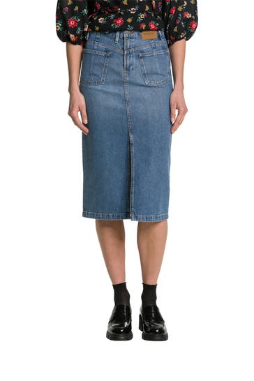 DESIGUAL Jeansrock hellblau