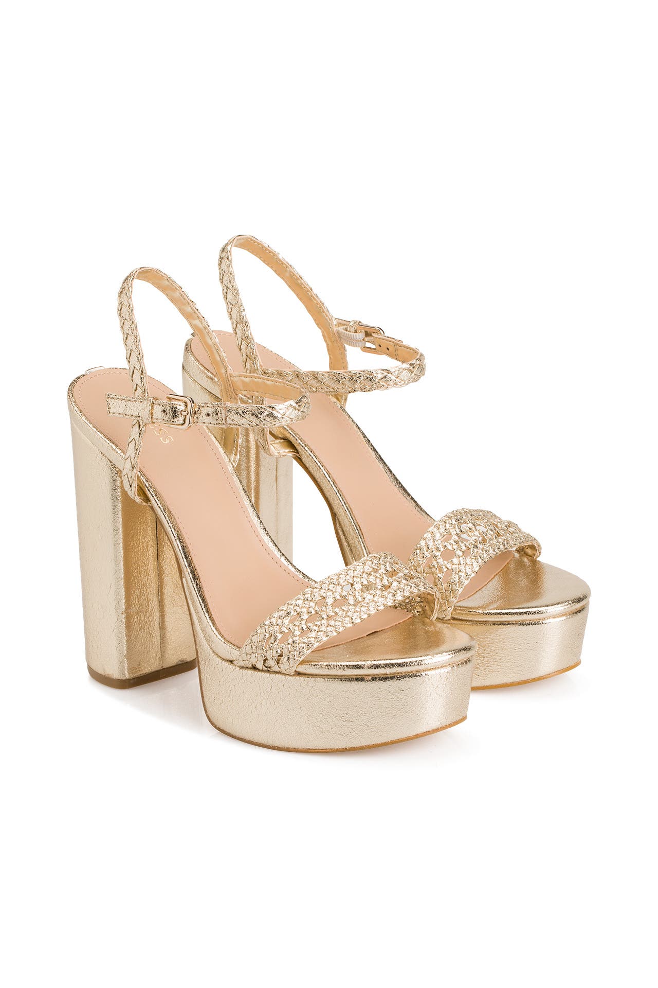 Sandaletten Gold