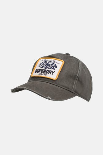 SUPERDRY Basecap rauchgrün