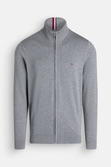 TOMMY HILFIGER - Strickjacke grau