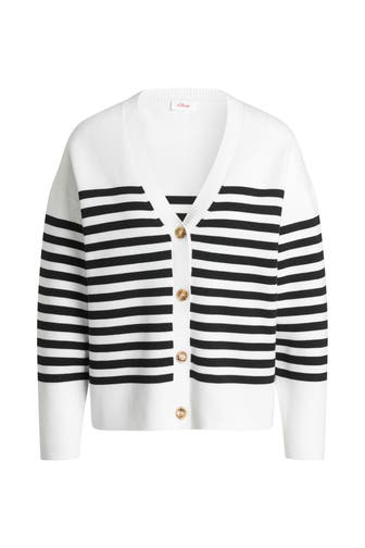 S.OLIVER Strickjacke gestreift