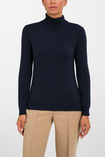 WOOLRICH Strickpullover dunkelblau