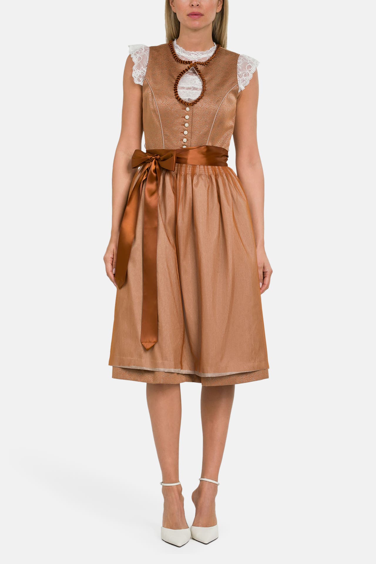 KRÜGER Dirndl 'Gerti' camel, Bild 1