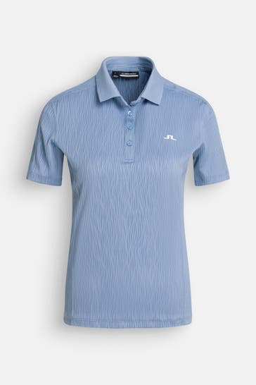 J.LINDEBERG SPORTSWEAR Polo-Shirt 'Izara' taubenblau