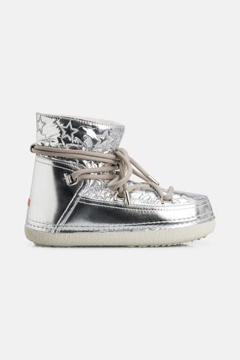 INUIKII Winterstiefel 'Bomber Star' silber