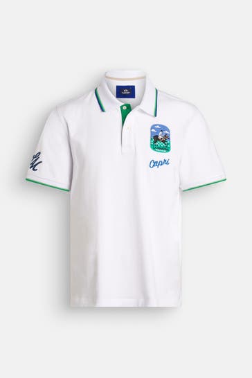 LA MARTINA Polo-Shirt weiß