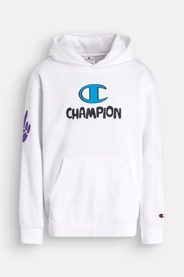 CHAMPION Hoodie weiß
